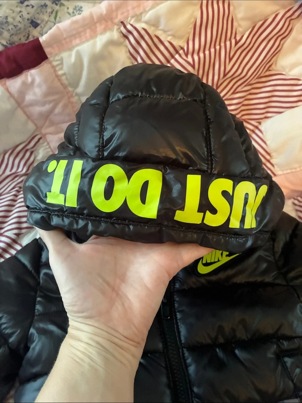 Nike Kids Black Puffer Jacket 2T NWOT